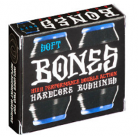 Bushings Bones SOFT blue/black (4 ks)