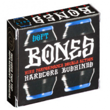 Bushings Bones SOFT blue/black (4 ks)