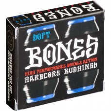 Bushings Bones SOFT blue/black (4 ks)