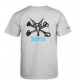 tričko Powell Peralta Rat Bones Šedé Sport Gray