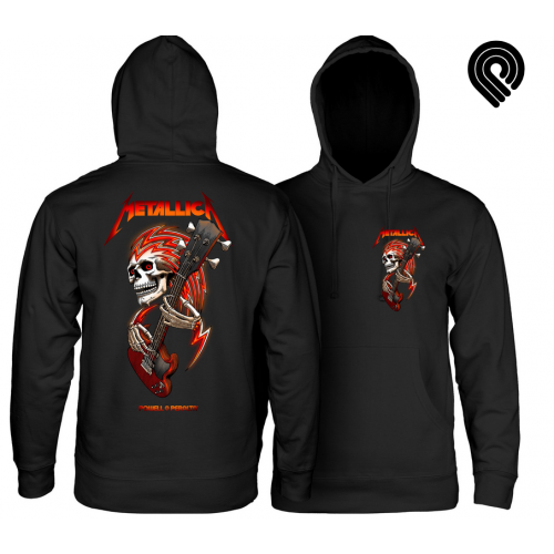 Hoodie Powell Peralta Metallica Collab Black