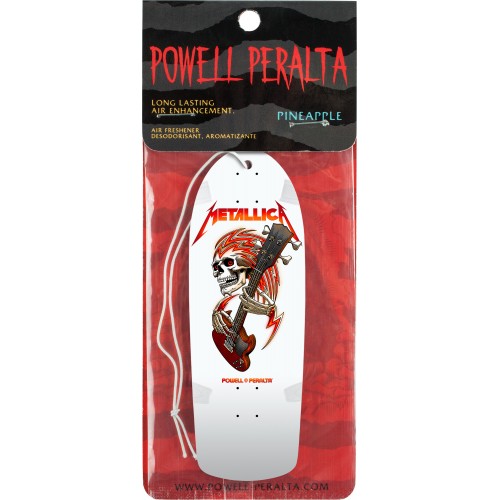 Powell Peralta Metallica Collab White Air Freshener