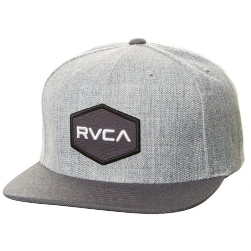 RVCA Commonwealth Snapback šedá / černá