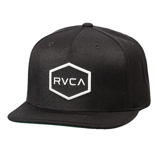 RVCA Commonwealth Snapback černá