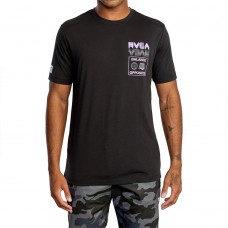 RVCA Wire Frame SS Tee černé