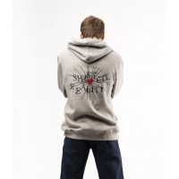 Preach Regular Broken Heart Hoody GOTS šedá