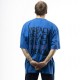 Preach Logo Wording Tee GOTS royal blue