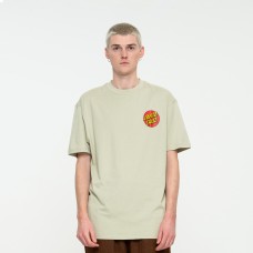 Santa Cruz Classic Dot Chest Tee nickel