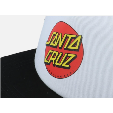 kšiltovka Santa Cruz Classic Dot Mesh Cap bílá / černá