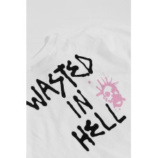 Wasted Paris Binge Drinker Tee bílé