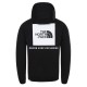 The North Face M Raglan Redbox Hoodie black