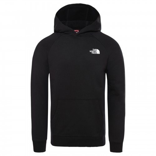 The North Face M Raglan Redbox Hoodie black