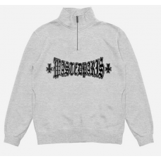 mikina Wasted Paris London Cross Funnel šedá