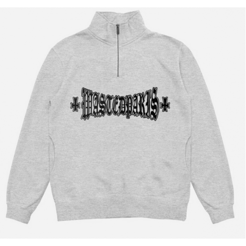 mikina Wasted Paris London Cross Funnel šedá