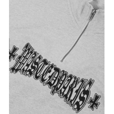 mikina Wasted Paris London Cross Funnel šedá