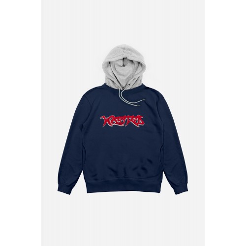 Wasted Paris Savage Telly Hoodie night blue / ash grey