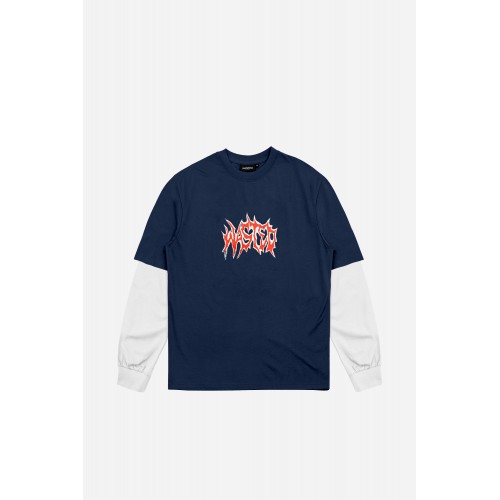 Wasted Paris T-Age Giant Monster night blue / off white
