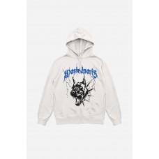 Wasted Paris Spike Hoodie off white