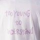 T-shirt Wasted Paris Too Young white