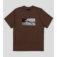 T-shirt Wasted Paris Too Young slate brown