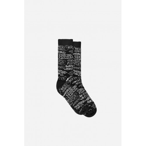 Wasted Paris Ground Socks black