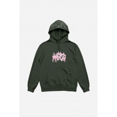 Wasted Paris Giant Monster Hoodie tmavě olivová