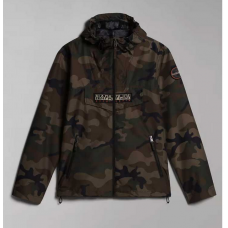 bunda Napapijri Rainforest S AOP camo zelená