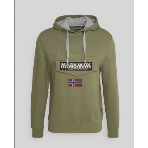 mikina Napapijri Burgee SUM 4 olivová