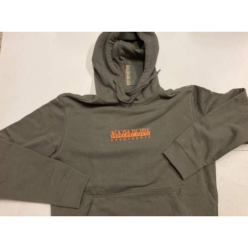 mikina Napapijri B-Box Hoodie tmavě šedá