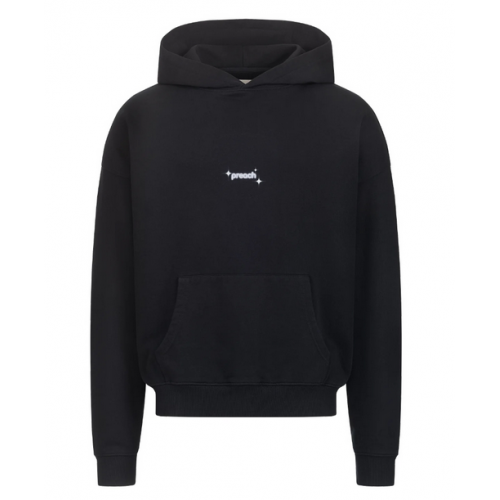 Preach Oversized Saturn Hoody GOTS black