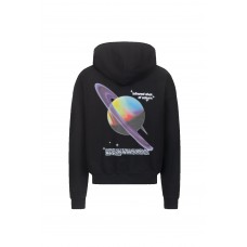 Preach Oversized Saturn Hoody GOTS black