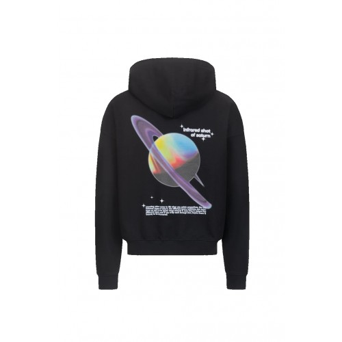 Preach Oversized Saturn Hoody GOTS černá