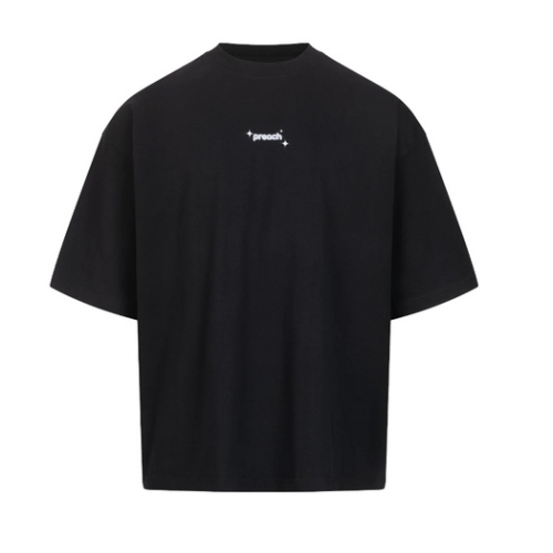 Preach Saturn Tee GOTS black