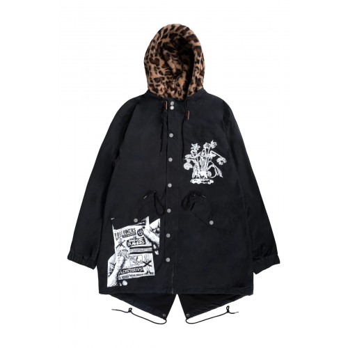 The Hundreds Griffith Parka black