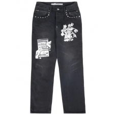 jeans The Hundreds Upset Denim kalhoty černé