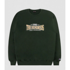 mikina The Hundreds All Star Crewneck tmavě zelená