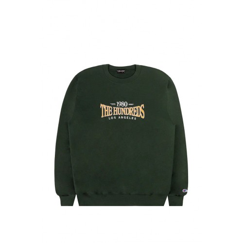 The Hundreds All Star Crewneck tmavě zelená