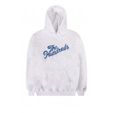 The Hundreds Drip Slant Pullover Hoody světle šedá