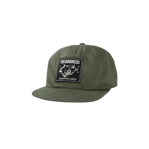 The Hundreds Lines Snapback olive