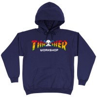 Mikina Thrasher x AWS SPECTRUM Navy 23