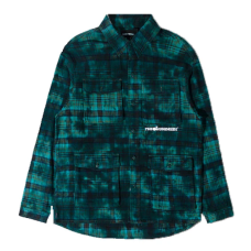 košile The Hundreds Bagger LS Woven Shirt zelená