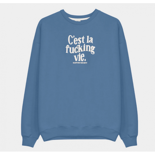 Kaotiko C´est La Vie Crew denim blue