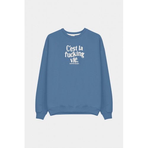 Kaotiko C´est La Vie Crew denim blue