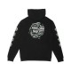 And Feelings Fire Rose Hoodie black