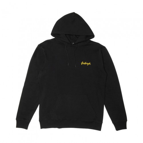 And Feelings Peacock Hoodie black