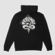 mikina And Feelings Snake Hoodie černá