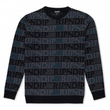 RIPNDIP Highland Knit Sweater černý