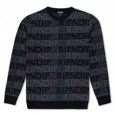 RIPNDIP Highland Knit Sweater black