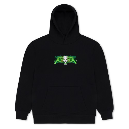 RIPNDIP Skull Face Hoodie černá