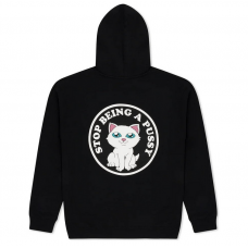 mikina RIPNDIP Stop Being A Pussy Hoodie černá